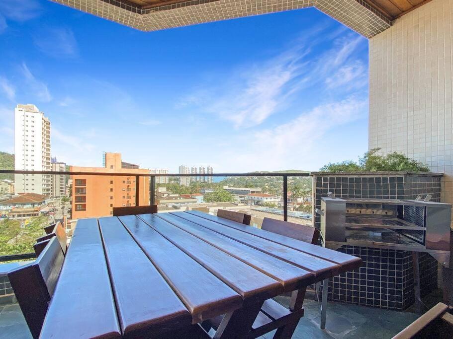 Balcony Barbecue Swimming Pool 4 Bdrm Ac Appartement Guarujá Buitenkant foto